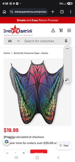 Costume wings