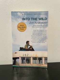 Into The Wild Book Jon Krakauer Paperback Movie Adaptation Bestseller Anchor