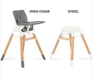 NIB Dream On Me Nibble Wooden 2 in 1 HighChair