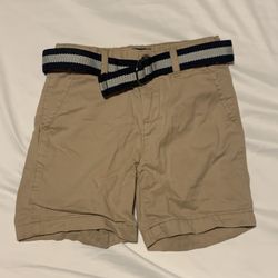 Pair Of Boy’s Toddler Khaki And Brown Shorts Size 5