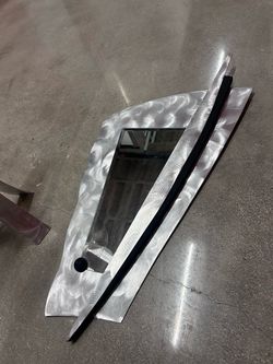Postmodern Memphis design mirror