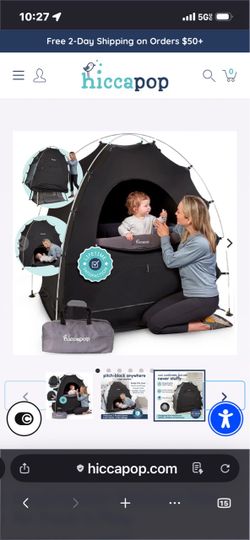 Hiccapop Blackout Baby Sleep Tent