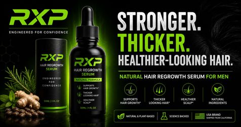 Mens hair regrowth serum