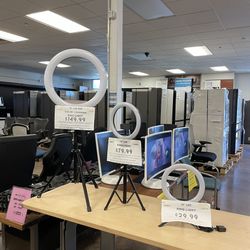 Ring Lights! Different Sizes and Models in stock! Starting from $29.99!