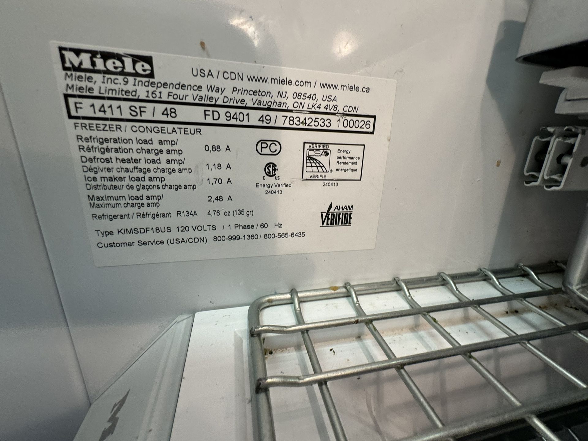 Miele 48 Inch Fridge/freezer