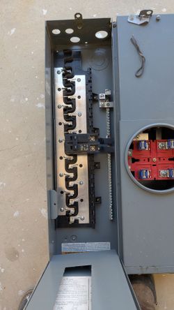 Electrical panel meter box