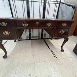 Vintage Executive Mahogany Desk