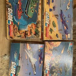 4 Vintage G.I. Joe Puzzles