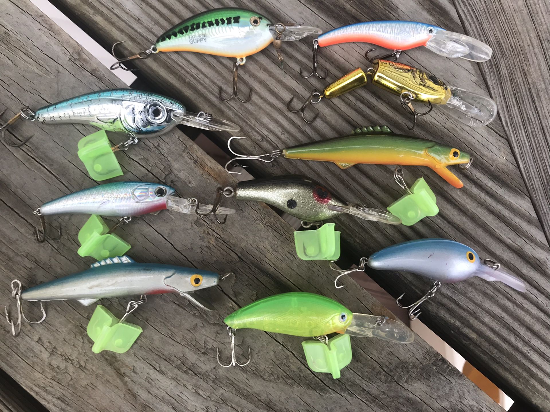 3 Groups of Fishing Lures 25$ Each Group