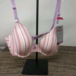 NEW Women’s Bra Size 38B – Striped, Comfortable Fit (Retail $38)