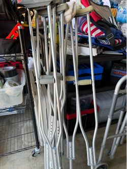2 sets of Crutches $10 each