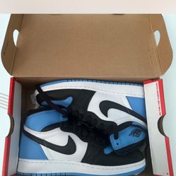 jordan 1 unc toe light blue