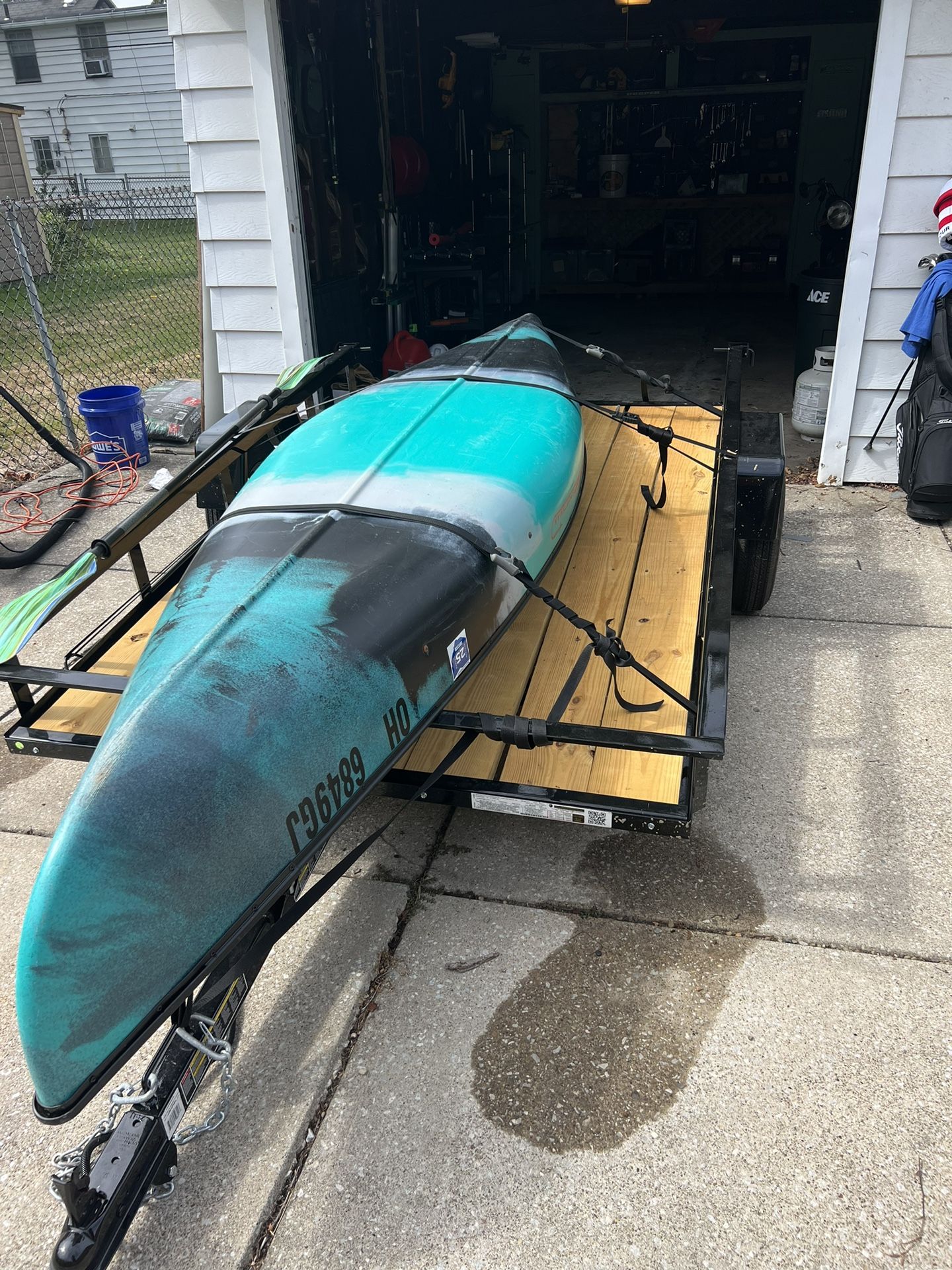 Solo discovery Canoe 119, Motor And Trailer