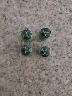 Tire Valve Stem Caps (Green)