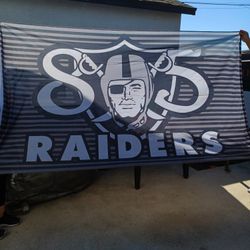 Raiders New Rare 805 Custom HUGE FLAG.!!