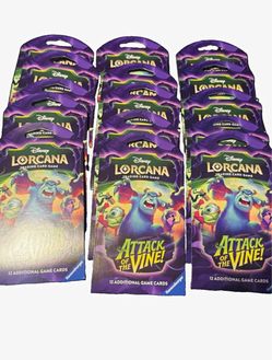 Disney Lorcana Attack of the Vine Booster Packs