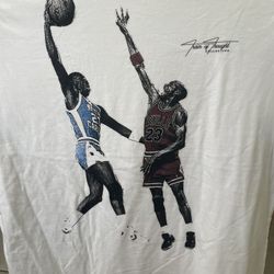 New Michael Jordan 3XL White Short Sleeve T Shirt