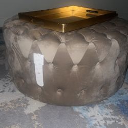 Light Grey Ottoman BRAND NEW