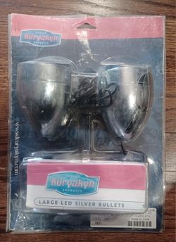 Kuryakyn  Large  Led  Silver  Bullets