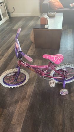 Barbie Kids Bike with Training Wheels