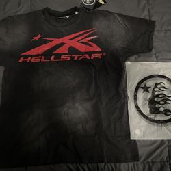 Black and Red Hellstar Tee