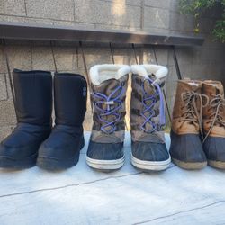 Snow Boots Women's Size 5 (See Description)