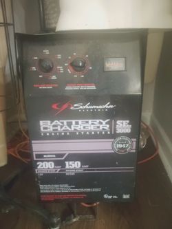 Schumacher SE-3000 manual battery charger