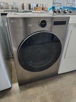 LG Front Load Dryer Graphite Steel
