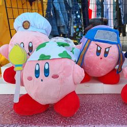 Kirby Plushies