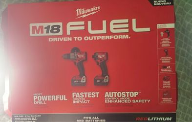 Milwaukee m18 impact and drill kit