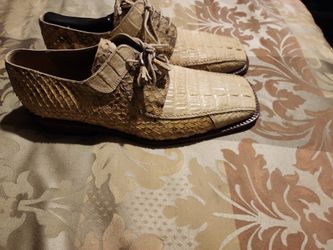 Genuine snake and gator shoes.