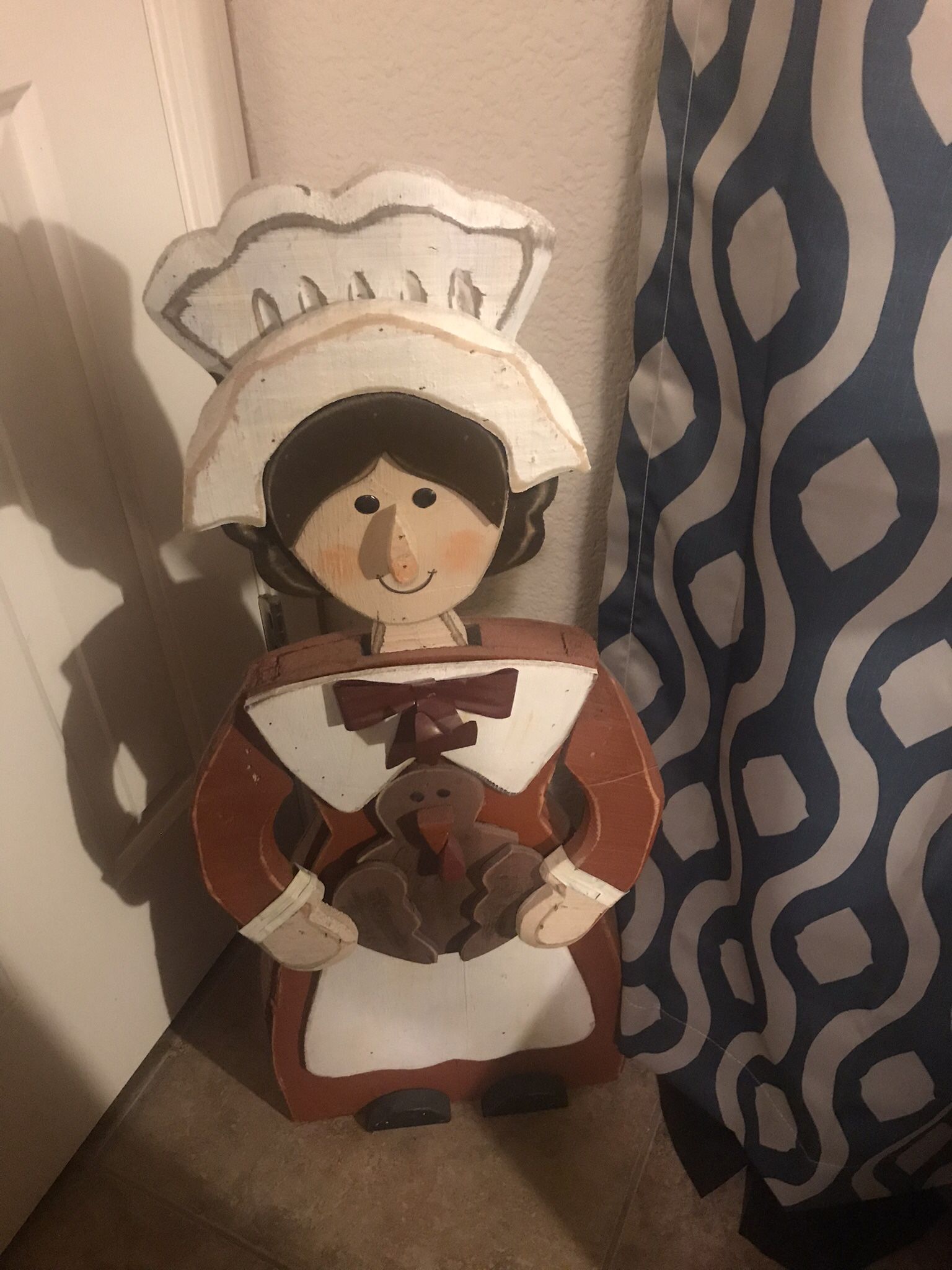 Wooden Figure. $15. Pick Up Apache Junction