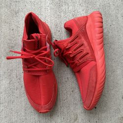 Adidas Tubular Radial 'Red' Sneakers Mens Red Shoes size 13