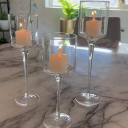 Elegant Tall Candle Holders