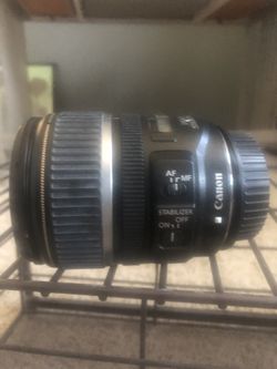 Cannon Lens EFS 17-85 with image stabilizer