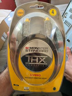 Monster THX Certified S-Video Cable 4FT – New in Package
