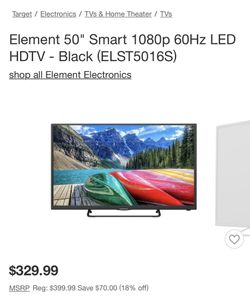 50” tv LED