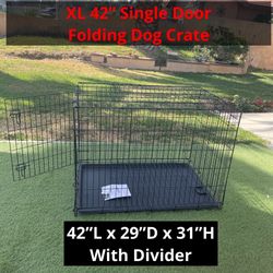 New Large 36" Double Door Dog Crate