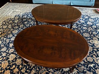 Wooden tables
