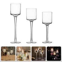Long Stem Candle Holders