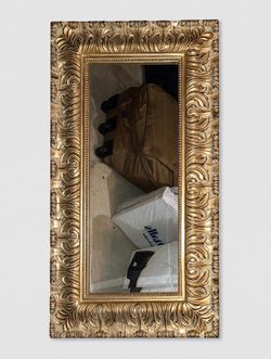 Ornate Gold Framed Wall Mirror - Large