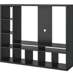 IKEA LAPPLAND TV storage unit, black-brown