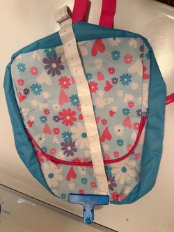 Kids Mini Backpack Floral Hearts Print