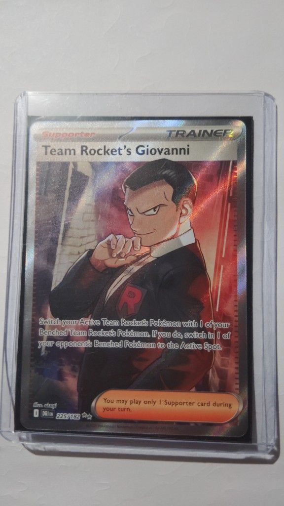 Team Rockets Giovanni Ultra Rare 225/182