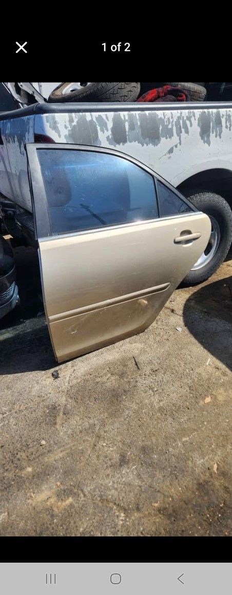 2002-2005 Toyota Camry Driver Side Back Door