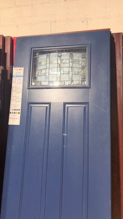Blue Exterior Door 36 x 80