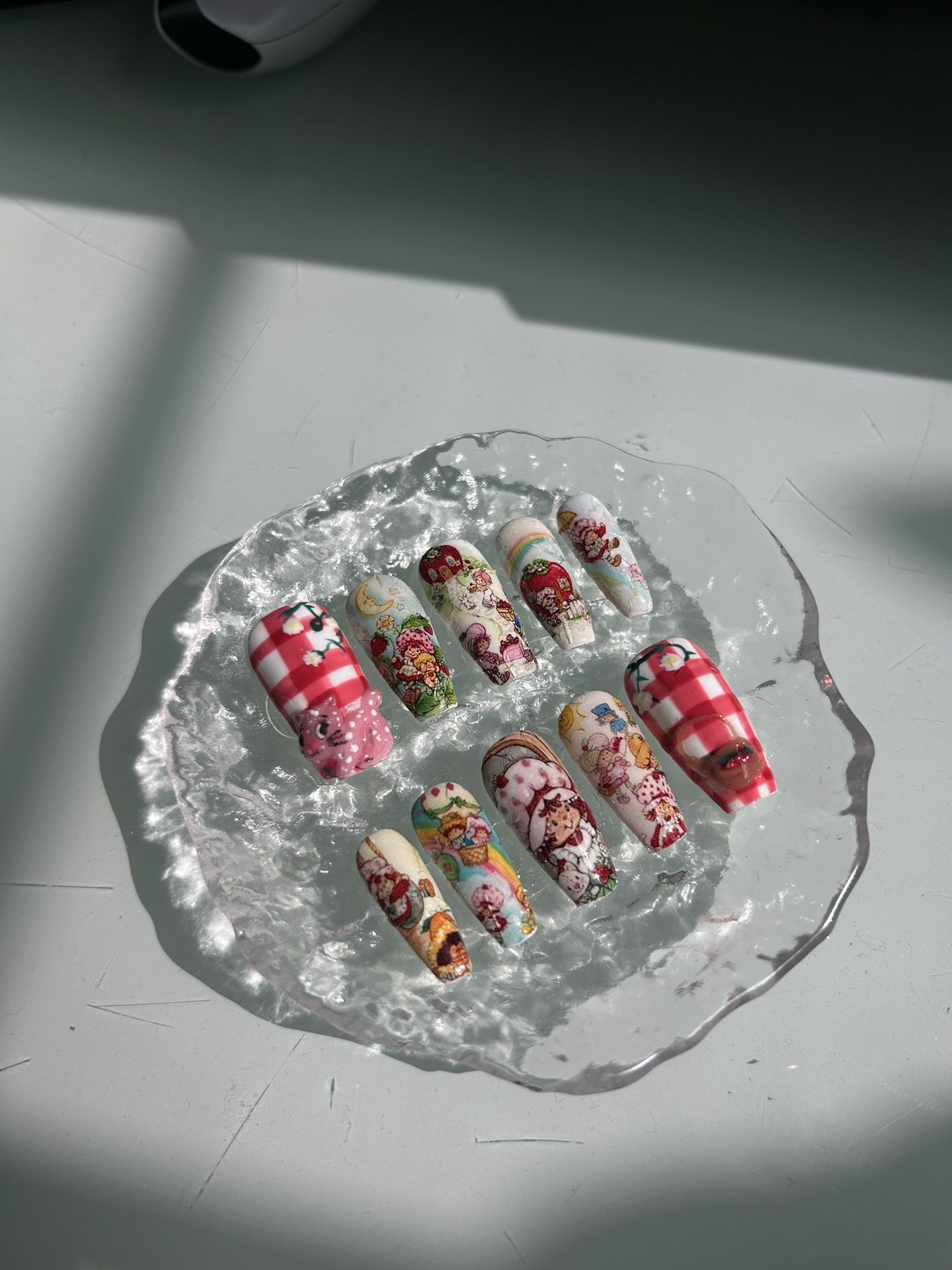 Handmade / Handpainted Gel Press On Nails