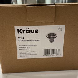 Kraus Sink Steel Stainer