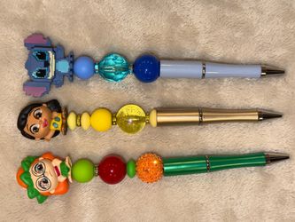 Disney Character Beaded Pens $10 each