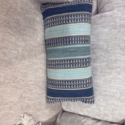 Blue Decorative Pillow $7